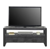 TV-meubel Newhaven 50 x 120 zwart