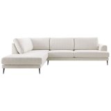 Hoekbank Ansio HR-schuim + visco-schuim champagne