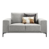 2-zitsbank Clanton polyether schuim zitting grey