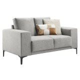 2-zitsbank Clanton polyether schuim zitting grey