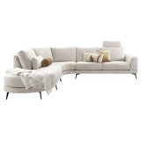 Hoekbank Flandria comfortschuim i.c.m. HR, Bisque