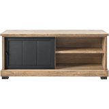 TV-meubel Ladonia Old Teak i.c.m. zwart