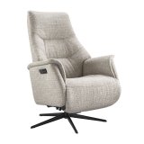 Relaxfauteuil Sanborn medium elektrisch verstelbaar beige