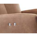 Relaxfauteuil Perfini Camel met elektrisch verstelbare rug en voetensteun