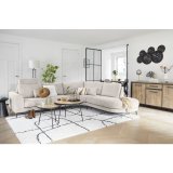 Hoekbank Flandria Comfortschuim i.c.m. HR Bisque