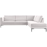 Hoekbank Arluno polyetherschuim, silver