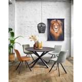 Eettafel Piastra rond ø140 mango zwart