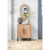 Opbergkast Piastra mangohout naturel 78 x 64 x 40 cm