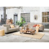 2,5 zitsbank Provesano grijs-bruin polyether zitting 