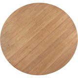Eettafel Romaro ø130 teak mix rough