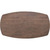 Eettafel Mascaro deens ovaal 190 x 102 dark mango