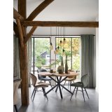 Eettafel Romaro ø 150 teak mix rough