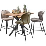 Bartafel Romaro 130x80 teak mix rough