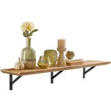 Wandplank Romaro b120 cm teak mix rough