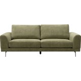 3 zitsbank Flandria green, pocketvering i.c.m. visco-schuim