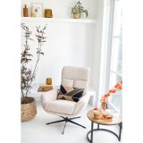 Draaifauteuil Langley naturel