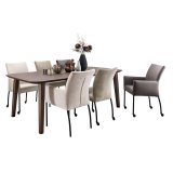 Eettafel Tavolo dark roast