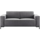 2,5 zitsbank, pocketvering i.c.m. HR-schuim antraciet