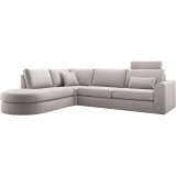 Hoekbank Arnad HR-koudschuim, steel