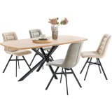 Deens ovale Eettafel Levado Naturel eiken