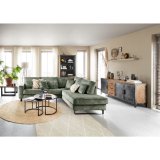 Hoekbank Coventry HR-schuim zitting groen