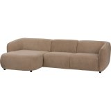 Hoekbank Harper polyether bruin