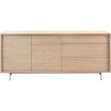 Dressoir Famosa 2 deurs 3 lade misty oak decor