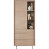 Opbergkast Famosa 1 deurs 3 lades 3 open vakken misty oak decor