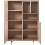 Opbergkast Famosa bruin 136x102x45 cm