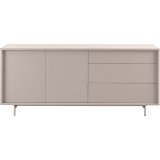 Dressoir Famosa 2 deurs 3 lade stone grey decor