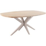 Eettafel Mascaro 190x102 cm Deens ovaal Misty Oak