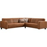 Hoekbank Mills cognac