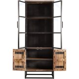 Vitrinekast Mesola mangohout naturel