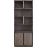Boekenkast Lavio 210 x 86 grafiet