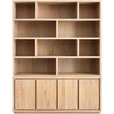 Boekenkast Lavio 210x164 natural grey
