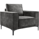 Fauteuil Calira HR-schuim zitting antraciet
