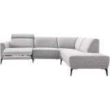 Hoekbank Mendon HR-schuim zitting grijs