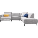 Hoekbank Mendon HR-schuim zitting grijs