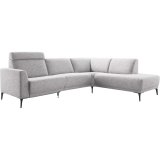 Hoekbank Mendon HR-schuim zitting grijs