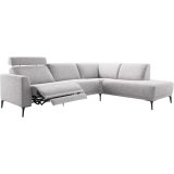 Hoekbank Mendon HR-schuim zitting grijs