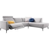 Hoekbank Mendon HR-schuim zitting grijs