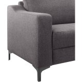 Hoekbank Creon HR-schuim dark grey