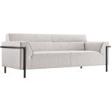 3 zitsbank Licenza pocketvering + HR-schuim zitting wit