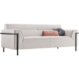 3 zitsbank Licenza pocketvering + HR-schuim zitting wit