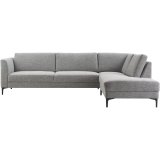 Hoekbank Gulnare polyetherschuim zitting grijs