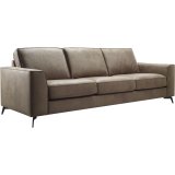 4 zitsbank Totham boxspring zitting wood