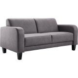 2,5-zitsbank Mills polyetherschuim zitting antraciet