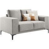 2-zitsbank Clanton polyether schuim zitting grey