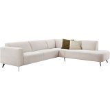 Hoekbank Micco HR-schuim zitting zilver