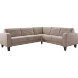 Hoekbank Mills Hr schuim zitting Clay